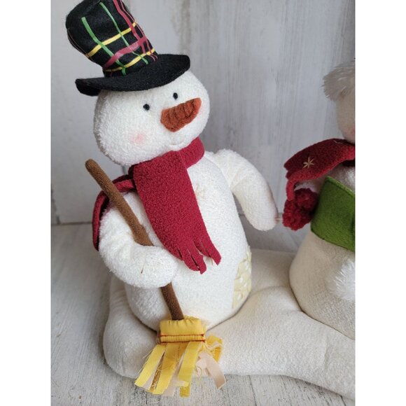 Hallmark caroling Snowmen Jingle pals Xmas animated decor figure - Picture 3 of 8